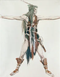 Kostuumontwerp voor Siegfried, c1850-1880