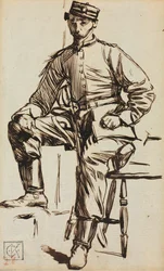 Charles Keene als vrijwilliger