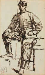 Charles Keene als vrijwilliger