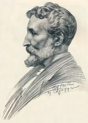 Édouard Lantéri, Frans-gebore Britse beeldhouwer en medailleur, begin 20e eeuw 1914-1915