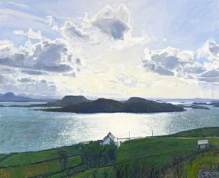 Verblindend licht, Tanera Mor, 2011 (olieverf op doek)