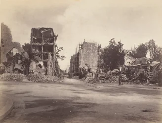 Huizen bij de poort van Auteuil