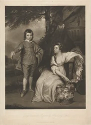 George, burggraaf van Malden, en Lady Elizabeth Capel