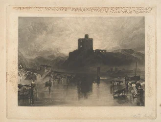 Norham Castle, aan de Rivier Tweed