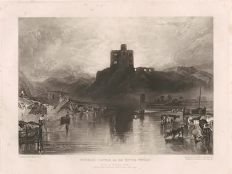 Norham Castle, aan de rivier de Tweed