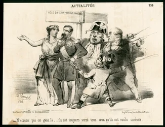 Le Charivari, Satirisch in Zwart & Wit