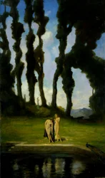 Na het bad, 1910
