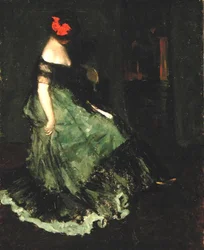 De rode strik, c.1902