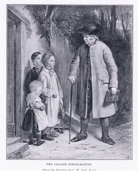 De dorpsschoolmeester, uit The Magazine of Art 1893, Cassell and Company