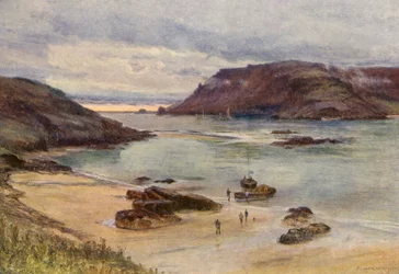 Salcombe Haven (kleur litho)