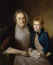 Mevrouw James Smith en kleinzoon, 1776