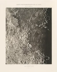 Fotografische kaart van de maan, plaat VIII, 15 maart