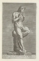 Sculptuur van Apollo