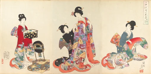 Chiyoda-kasteelalbum van vrouwen, 1895