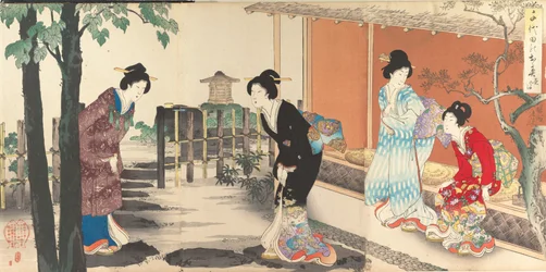 Chiyoda Kasteel Album van Vrouwen, 1895