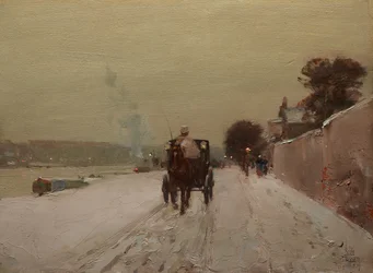 Langs de Seine, Winter