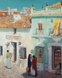 Straatscène, La Ronda, Spanje