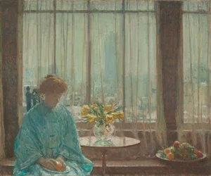 De ontbijtkamer, winterochtend