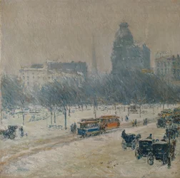 Winter op Union Square