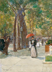 Fifth Avenue bij Washington Square, New York, 1891