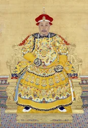 Keizer Qianlong op hoge leeftijd (1711-1799)