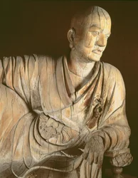 Beeld van een lohan, Yuan-dynastie