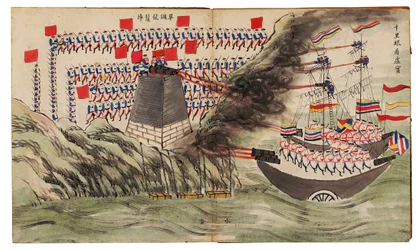 Zeeslag bij de Dagu of Taku Forten, Tweede Opiumoorlog, 1859