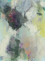 Abstracte compositie, 2020,Heide-serie, olieverf op doek