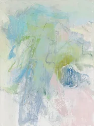 Abstracte compositie, organische vormen/plantenserie, 2020