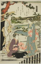 Komachi, uit de serie "Zes Onsterfelijke Dichters (Rokkasen)"