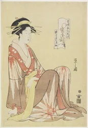 Shizuka van Shizutamaya Huis, c. 1794-1795