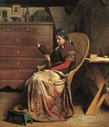 In een dennenbos. Studie