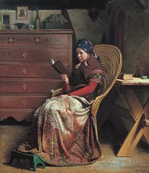 In een dennenbos. Studie