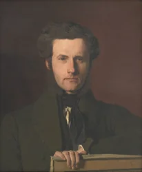 Portret van de decoratieve kunstenaar G.C. Hilker