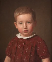 Johan Jacob Krohn, de neef van de kunstenaar, als kind