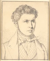 Portret van de broer van de kunstenaar, H.P.N.Købke (1812-39)