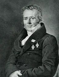 Hans Christian Orsted, gegraveerd door Kaufmann