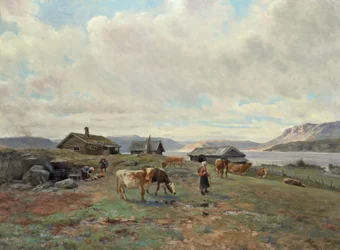 Ochtendsfeer bij Holmvassbu
