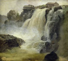 Haugfoss in Noorwegen, 1827