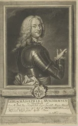 Portret van Gerlach Adolph von Münchhausen