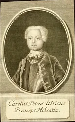 Portret van de hertog Karl Peter Ulrich van Holstein-Gottorp