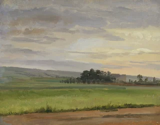 Een Korenveld bij Dresden, 1833