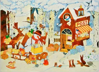 Postkantoor-Kerstmis, 2001