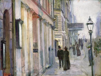 De hoek van Karl Johan en Dronningens Straat