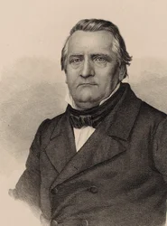 Portret van de componist Franz Lachner 1803-1890, 1850