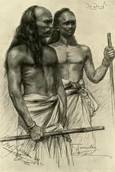 Tamil mannen, Colombo, Ceylon, 1898