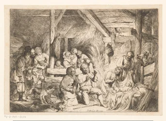 Aanbidding door de herders