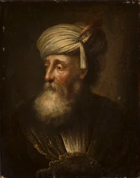 Portret van een oude man