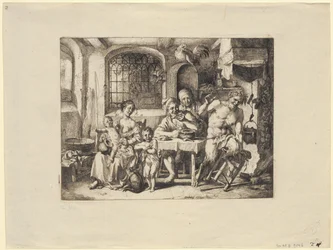 Sater bij de boer