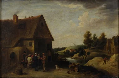 Scène uit het plattelandsleven